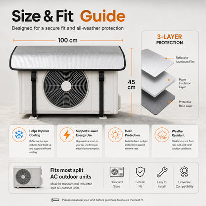 AC Outdoor Unit Protector Cover