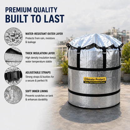 Climate Protect 1000L Water Tank™Insulation Cover
